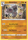 Galarian Runerigus — Rebel Clash Pokémon Card (102/192)