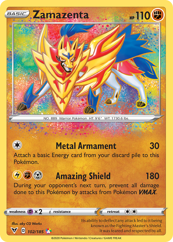 Galarian Runerigus — Vivid Voltage Pokémon Card (102/192)