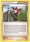 Ninja Boy — XY Steam Siege Pokémon Trainer Card