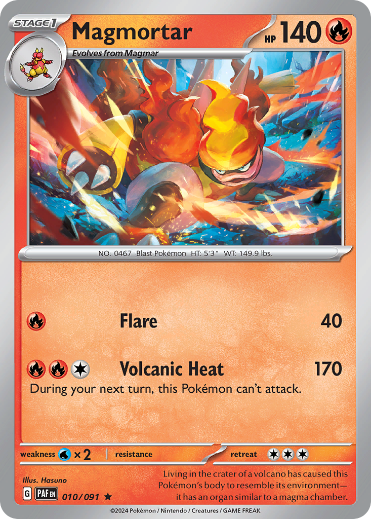Magmortar — Paldean Fates #010