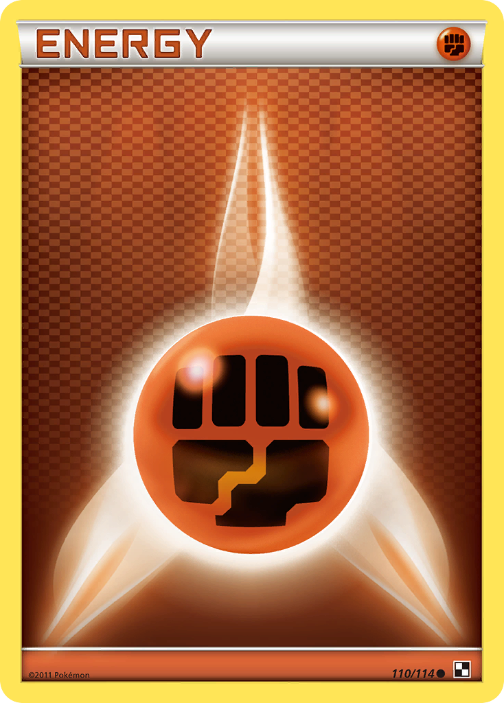 Fighting Energy — Black & White Era Pokémon Energy Card (2013)