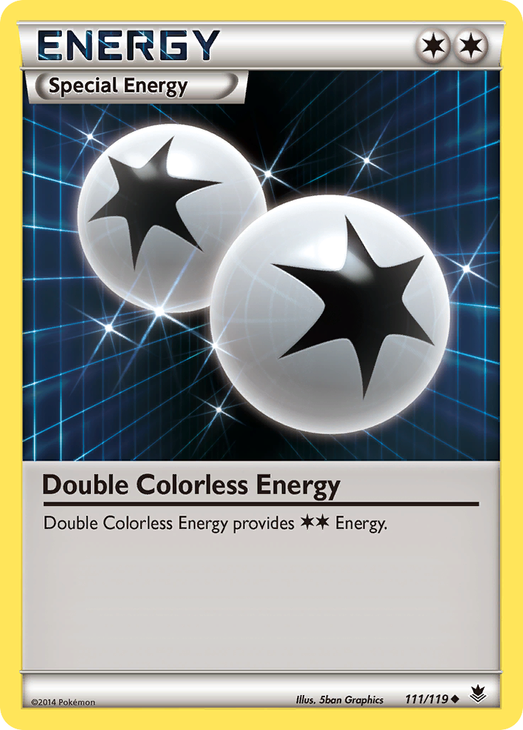 Double Colorless Energy — XY Phantom Forces Special Energy Card