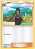 Hau — Sun & Moon Pokémon Trainer Card