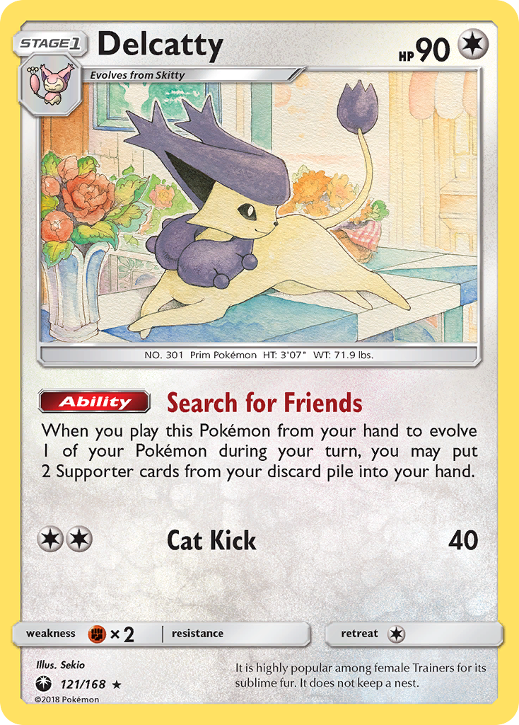 Delcatty — Celestial Storm Pokémon Card
