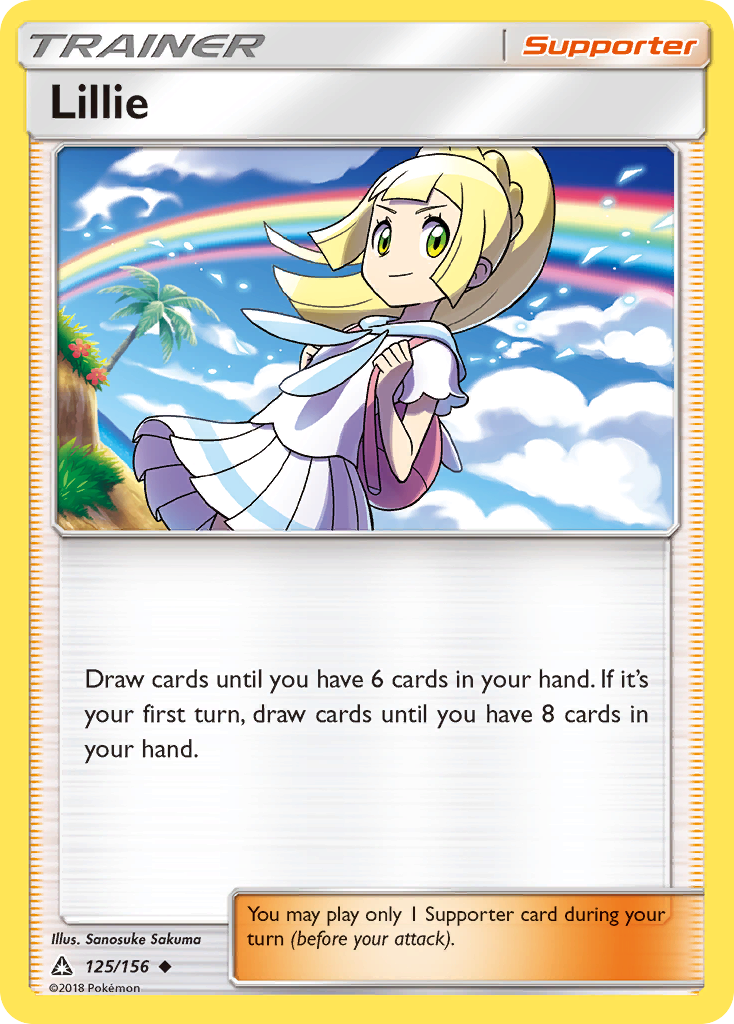 Lillie — Ultra Prism Pokémon Trainer Card
