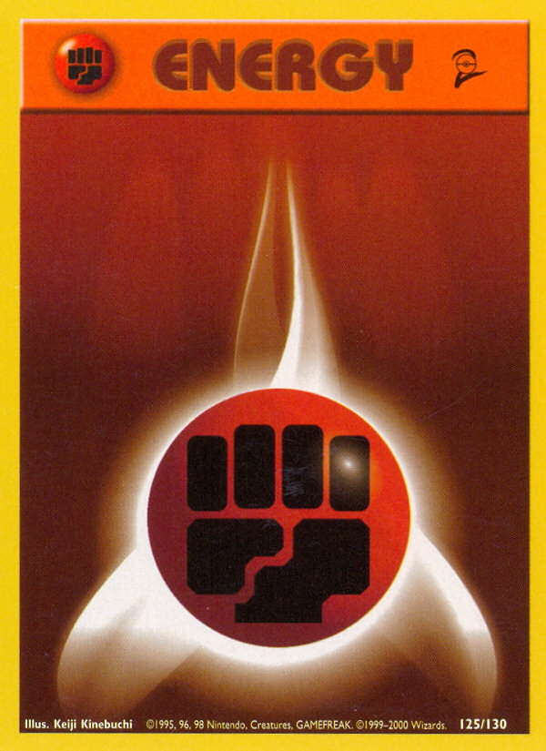 Fighting Energy — Base Set 2 Pokémon Energy Card (2000)