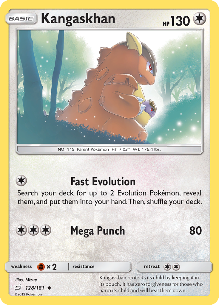 Kangaskhan — Team Up Pokémon Card