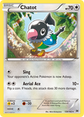 Chatot — XY BREAKthrough Pokémon Card
