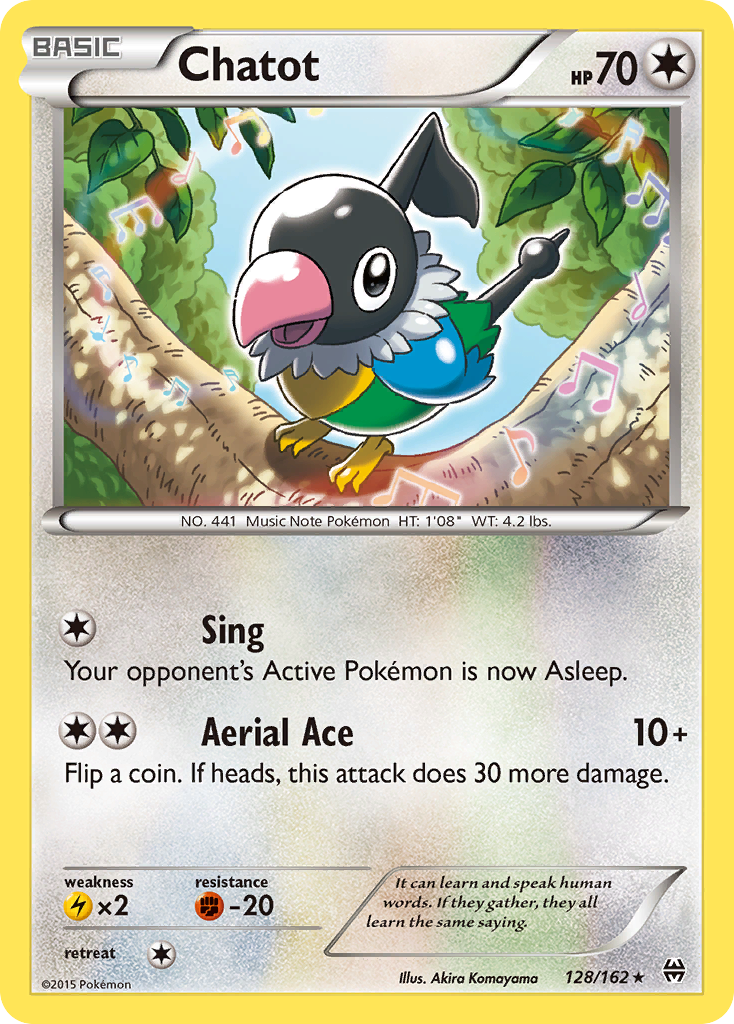Chatot — XY BREAKthrough Pokémon Card