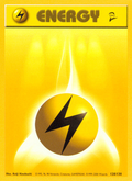 Lightning Energy — Base Set 2 Pokémon Energy Card (2000)