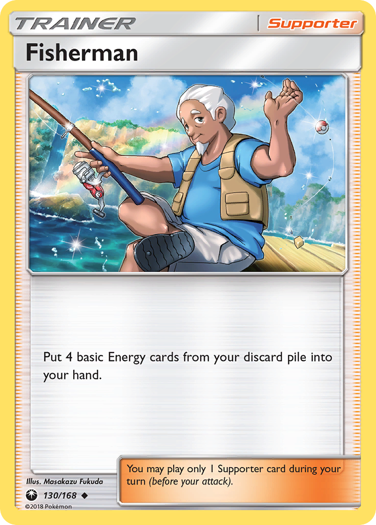 Fisherman — Celestial Storm Pokémon Trainer Card