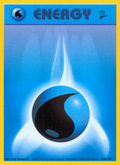 Water Energy — Base Set 2 Pokémon Energy Card (2000)