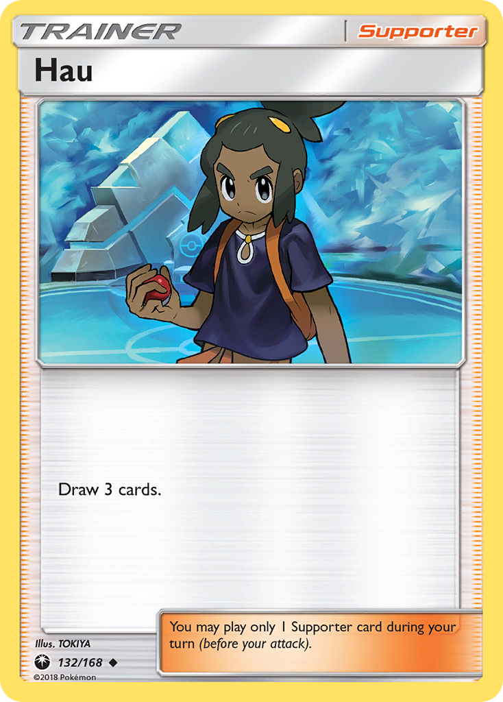 Hau — Celestial Storm Pokémon Trainer Card