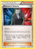 Giovanni's Scheme — XY BREAKthrough Pokémon Trainer Card