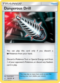 Dangerous Drill — Team Up Pokémon Trainer Card