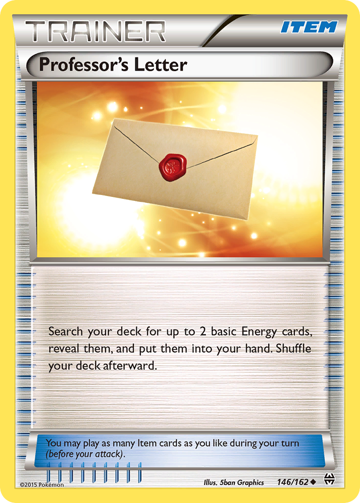 Professor's Letter (Trainer Item) — BREAKthrough #146