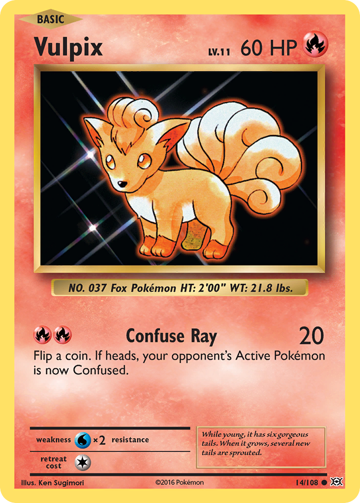 Vulpix — XY Evolutions Pokémon Card