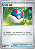 Great Ball — Paldea Evolved Trainer Card