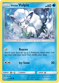 Alolan Vulpix — Guardians Rising