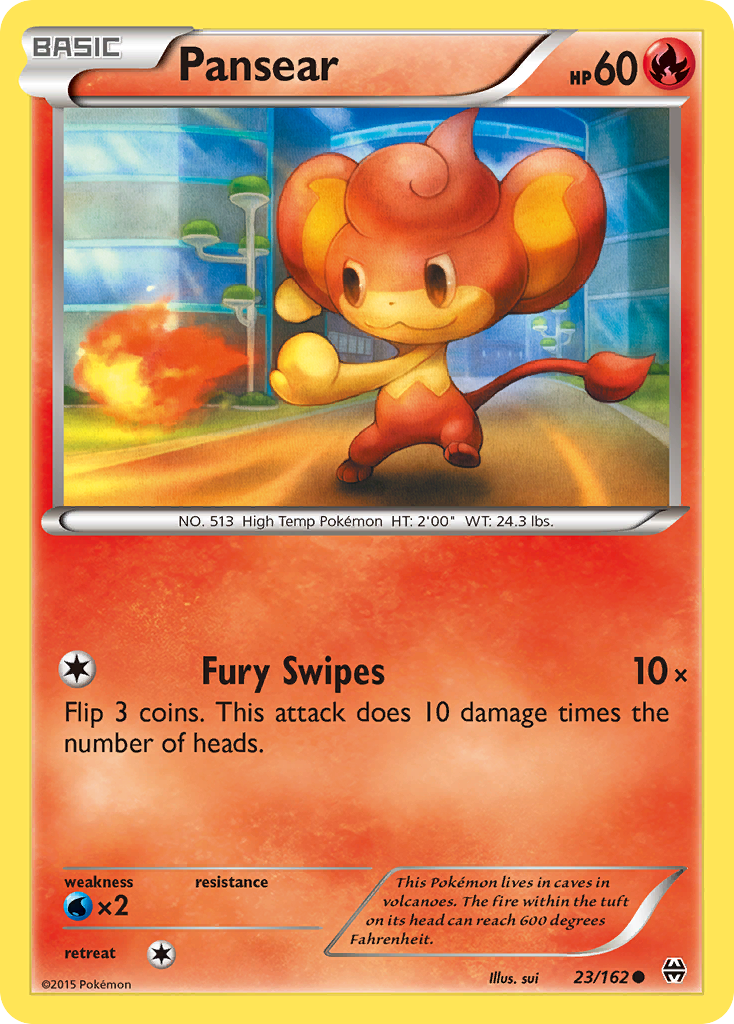 Pansear — XY BREAKthrough Pokémon Card