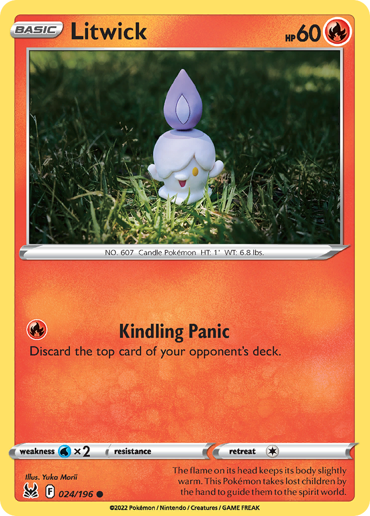 Litwick — Lost Origin Pokémon Card (024/196)