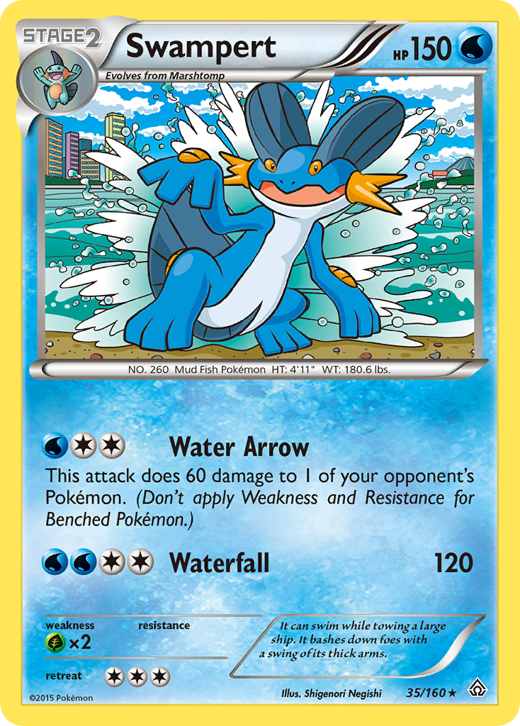 Swampert — XY Primal Clash (35/160)