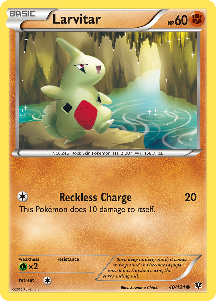 Larvitar — XY Fates Collide (40/124)