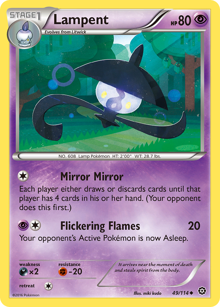 Lampent — XY Steam Siege 49/114