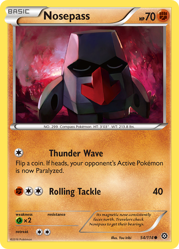 Nosepass — XY Steam Siege (54/114)