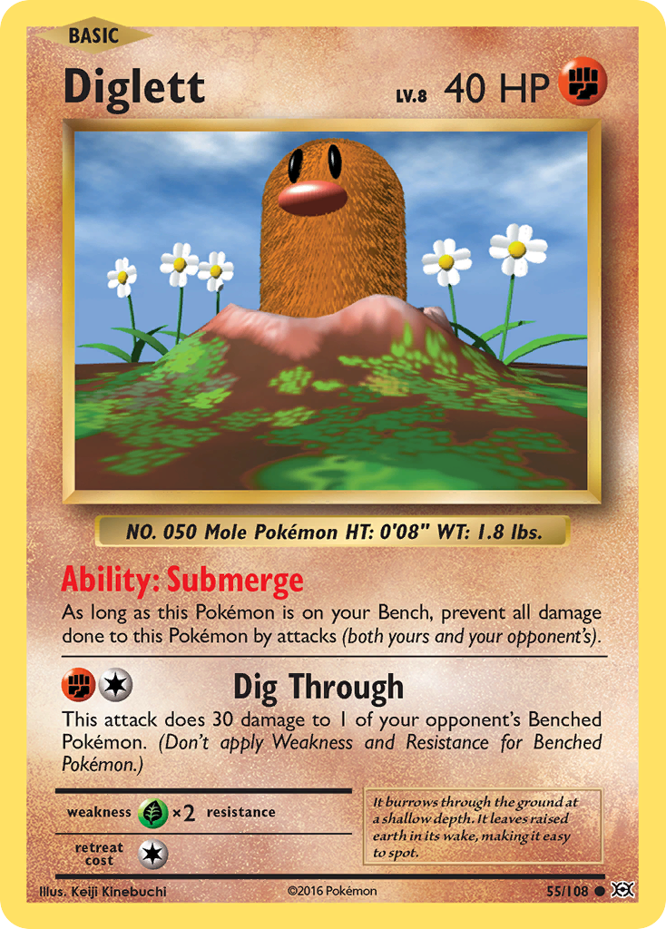 Diglett — XY Evolutions (55/108)