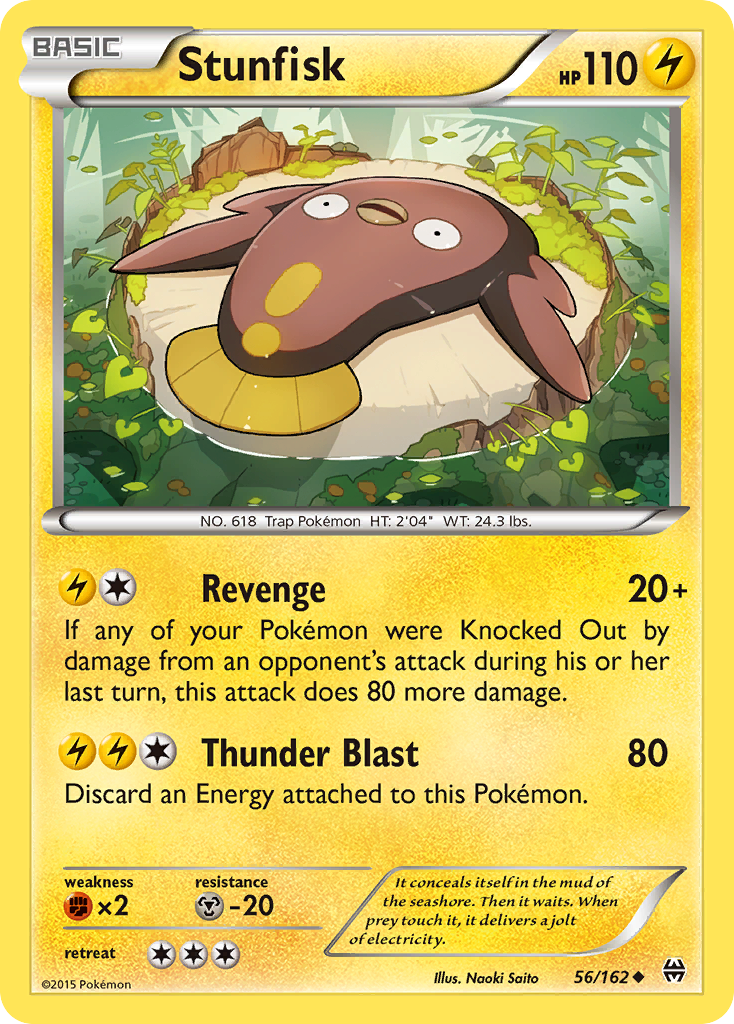 Stunfisk (Lightning) — XY BREAKthrough (56/162)