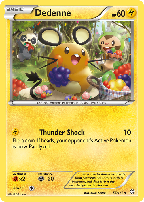 Dedenne — XY BREAKthrough 57/162
