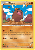Diglett — XY Pokémon Card