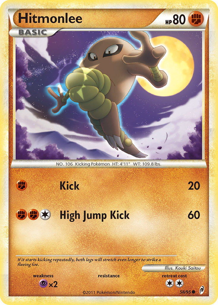 Hitmonlee — Call of Legends Pokémon Card