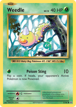Weedle — Evolutions