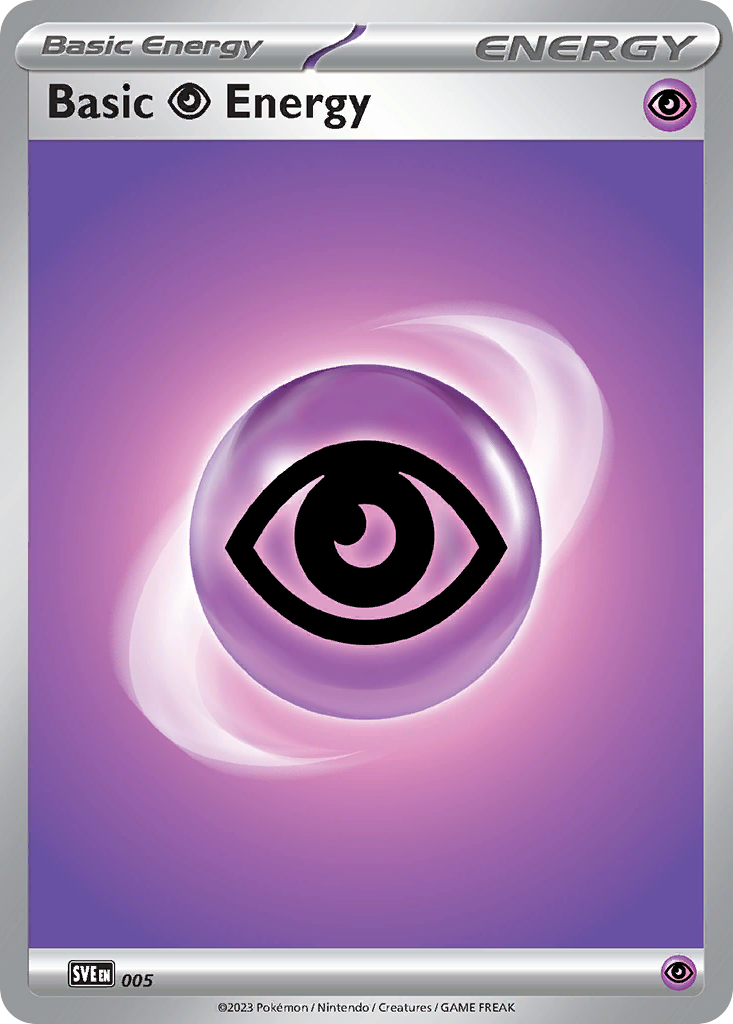 Basic Psychic Energy (005) 🎃 - Scarlet & Violet Energies - Nick's Collection