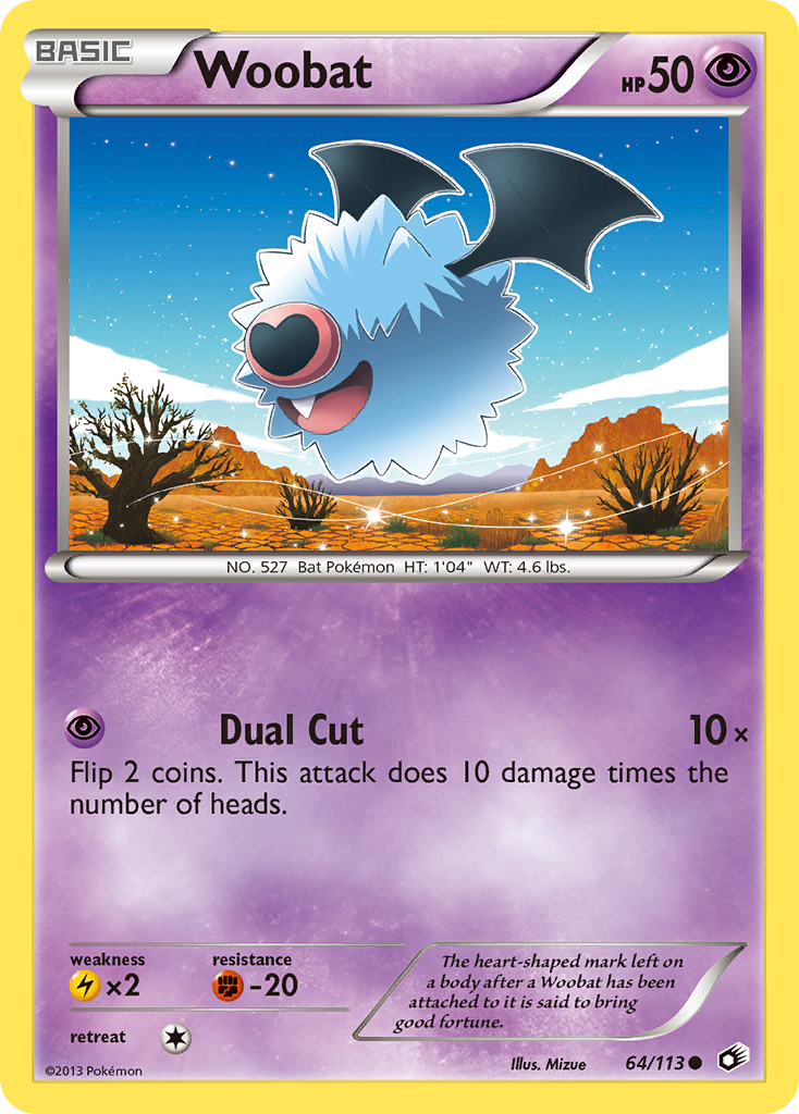 Woobat — BW Legendary Treasures (64/113)