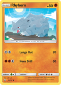 Rhyhorn — Burning Shadows Pokémon Card
