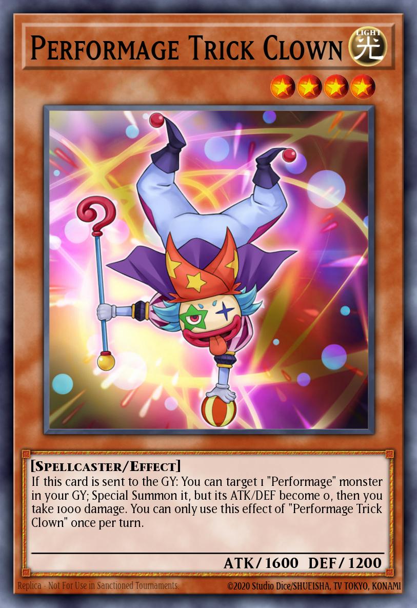 Performage Trick Clown — Yu-Gi-Oh! 1st Edition