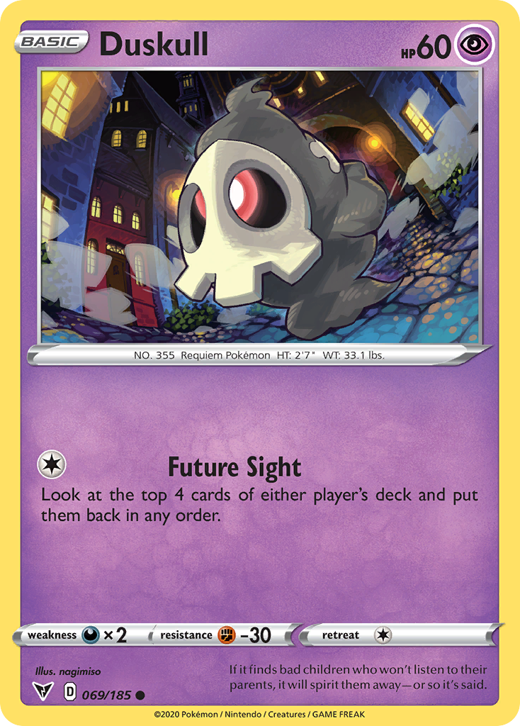Duskull — Vivid Voltage Pokémon Card (069/185)