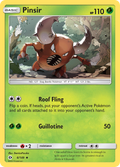 Pinsir — Sun & Moon Pokémon Card