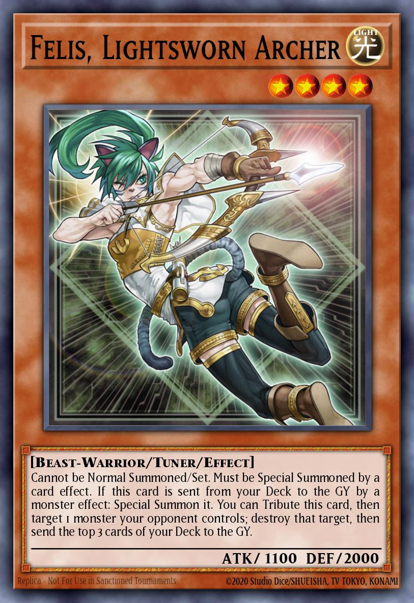 Felis, Lightsworn Archer — Yu-Gi-Oh! 1st Edition