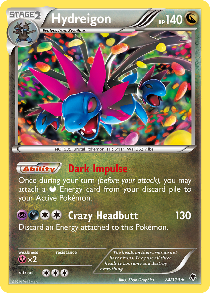 Hydreigon — XY Phantom Forces 74/119