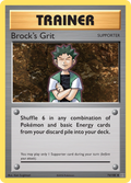 Brock's Grit — XY Evolutions Pokémon Trainer Card