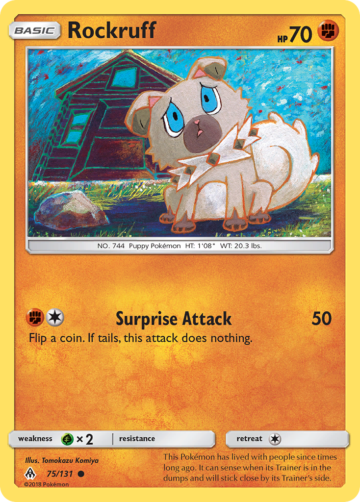 Rockruff — SM Forbidden Light (75/131)