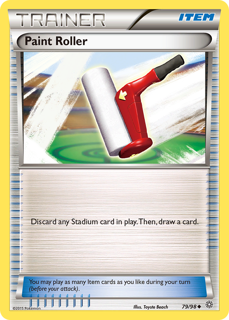 Paint Roller — Ancient Origins Pokémon Trainer Card