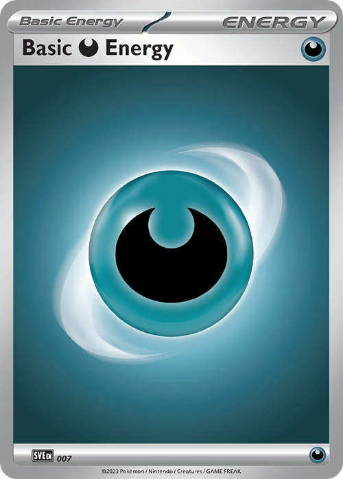 Basic Darkness Energy — Scarlet & Violet Energies 007