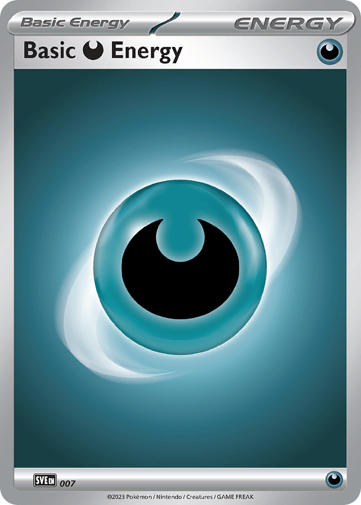 Basic Darkness Energy (007) 🎃 - Scarlet & Violet Energies - Nick's Collection