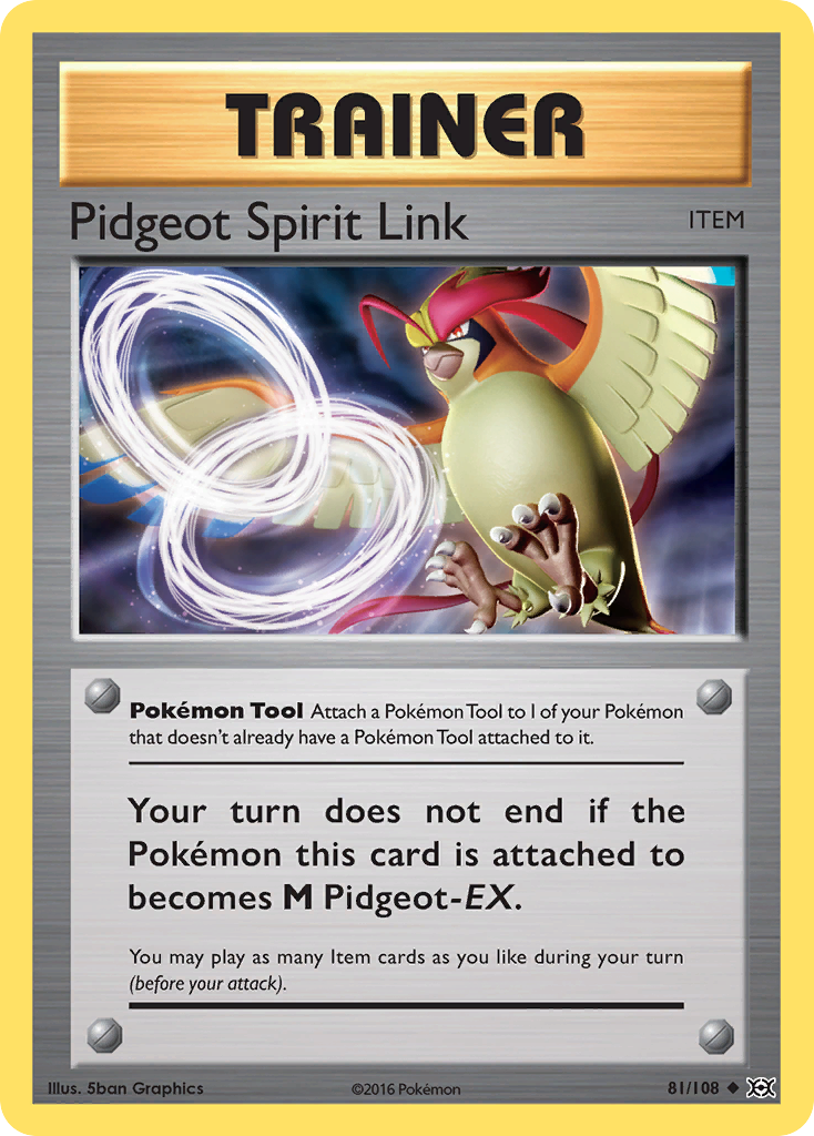Pidgeot Spirit Link (Trainer Item) — Evolutions #81