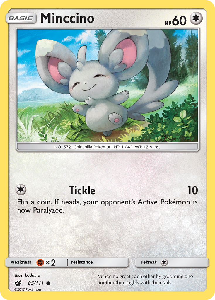 Minccino — Crimson Invasion Pokémon Card